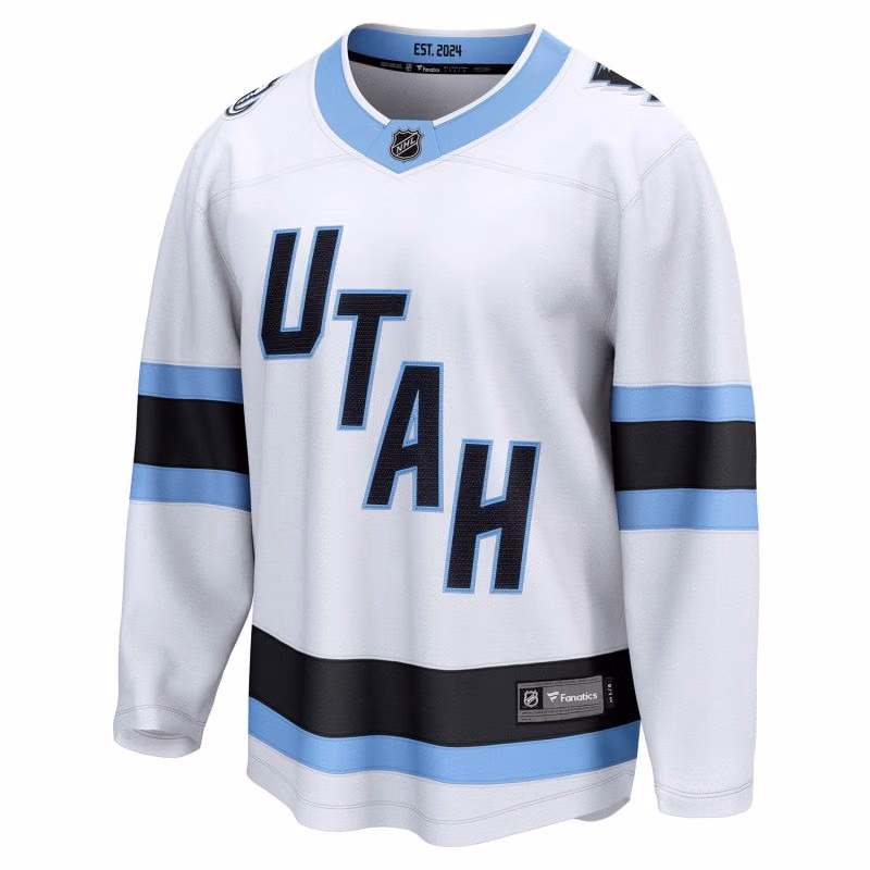 Utah Mammoth Breakaway NHL Jersey Road White view 1