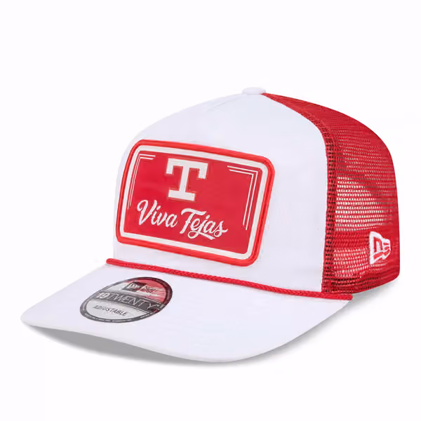 Texas Rangers 2026 MLB City Connect 19TWENTY Fan Pack Adjustable Trucker Cap White product photo