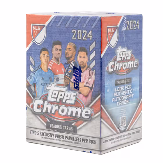 2024 Topps Chrome MLS Soccer Blaster Box view 1