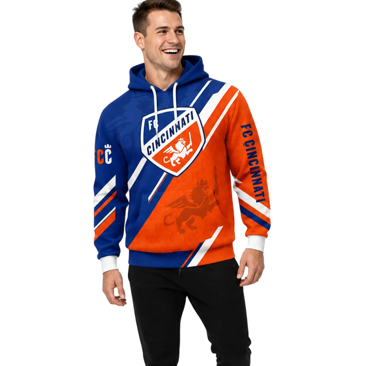 Custom FC Cincinnati Hoodie – Vibrant Matchday Wear