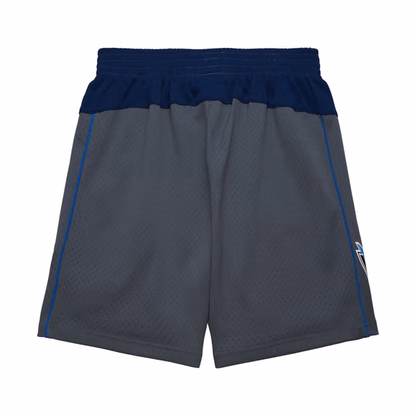 Dallas Mavericks 2003-04 Mitchell & Ness Swingman NBA Shorts Gray view 2