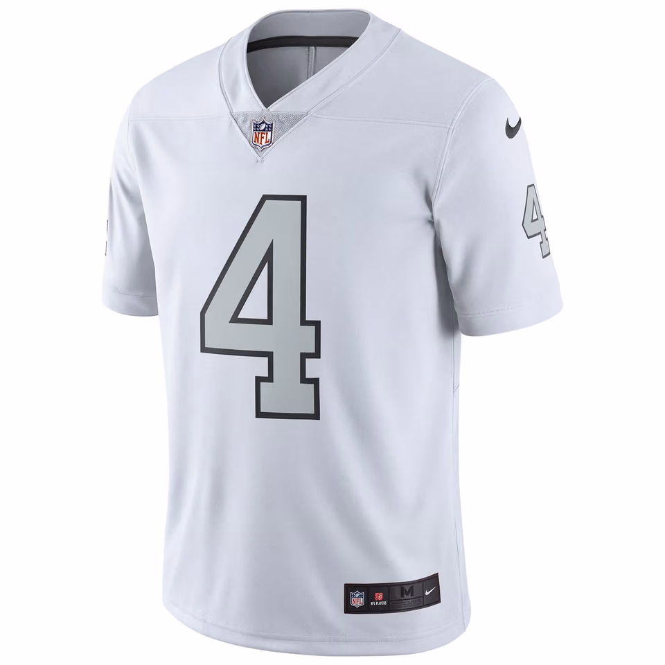 Derek Carr #4 Las Vegas Raiders Nike Vapor Limited NFL Jersey Alternate White view 2