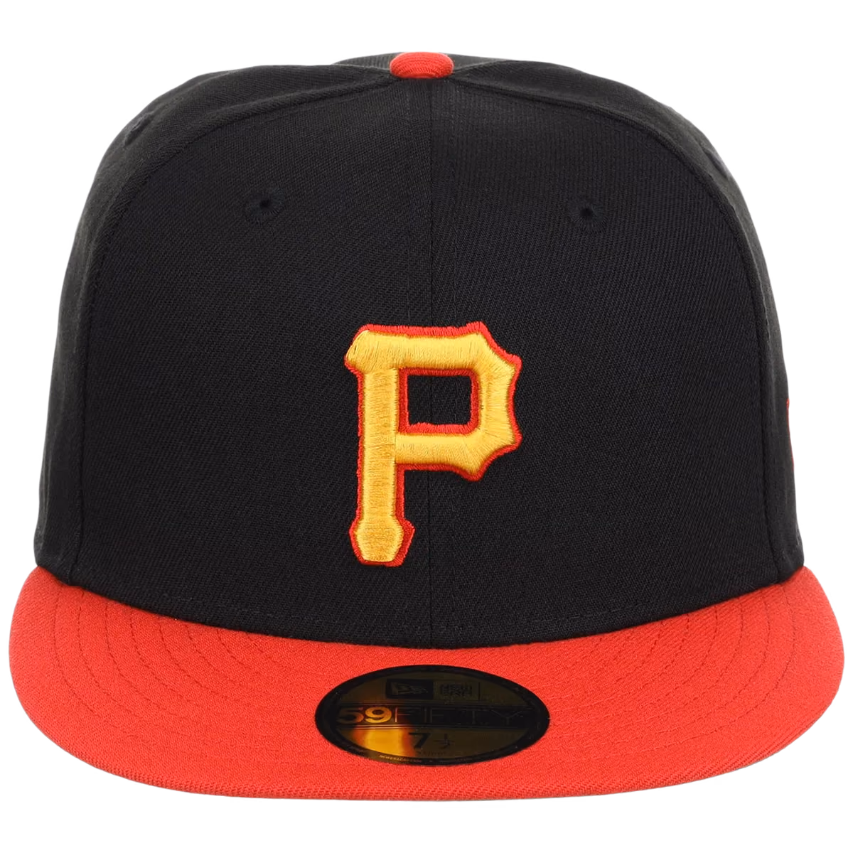 Pittsburgh Pirates MLB Cooperstown Authentic Collection New Era 59FIFTY (Black/Red) detail view