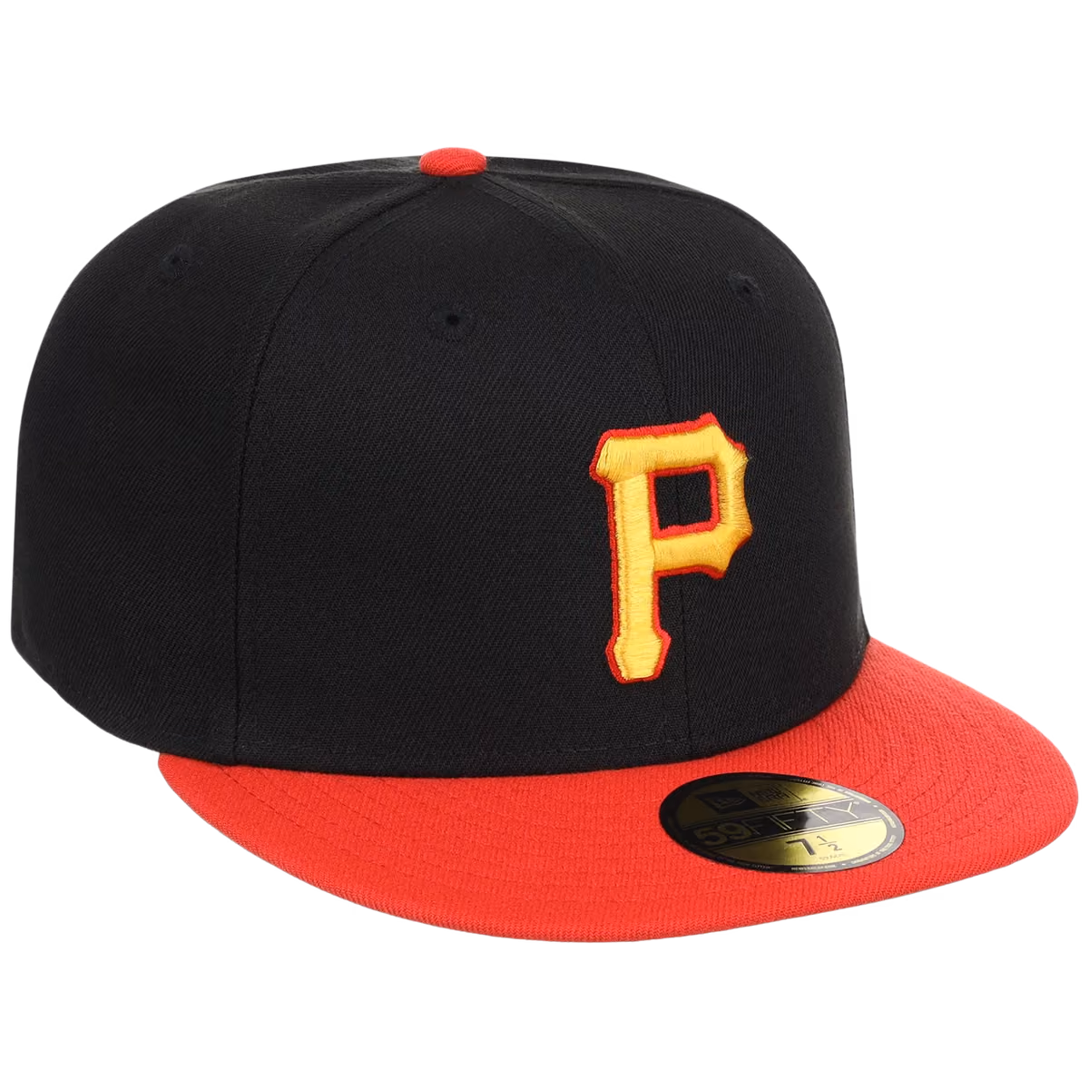 Pittsburgh Pirates MLB Cooperstown Authentic Collection New Era 59FIFTY (Black/Red) front view