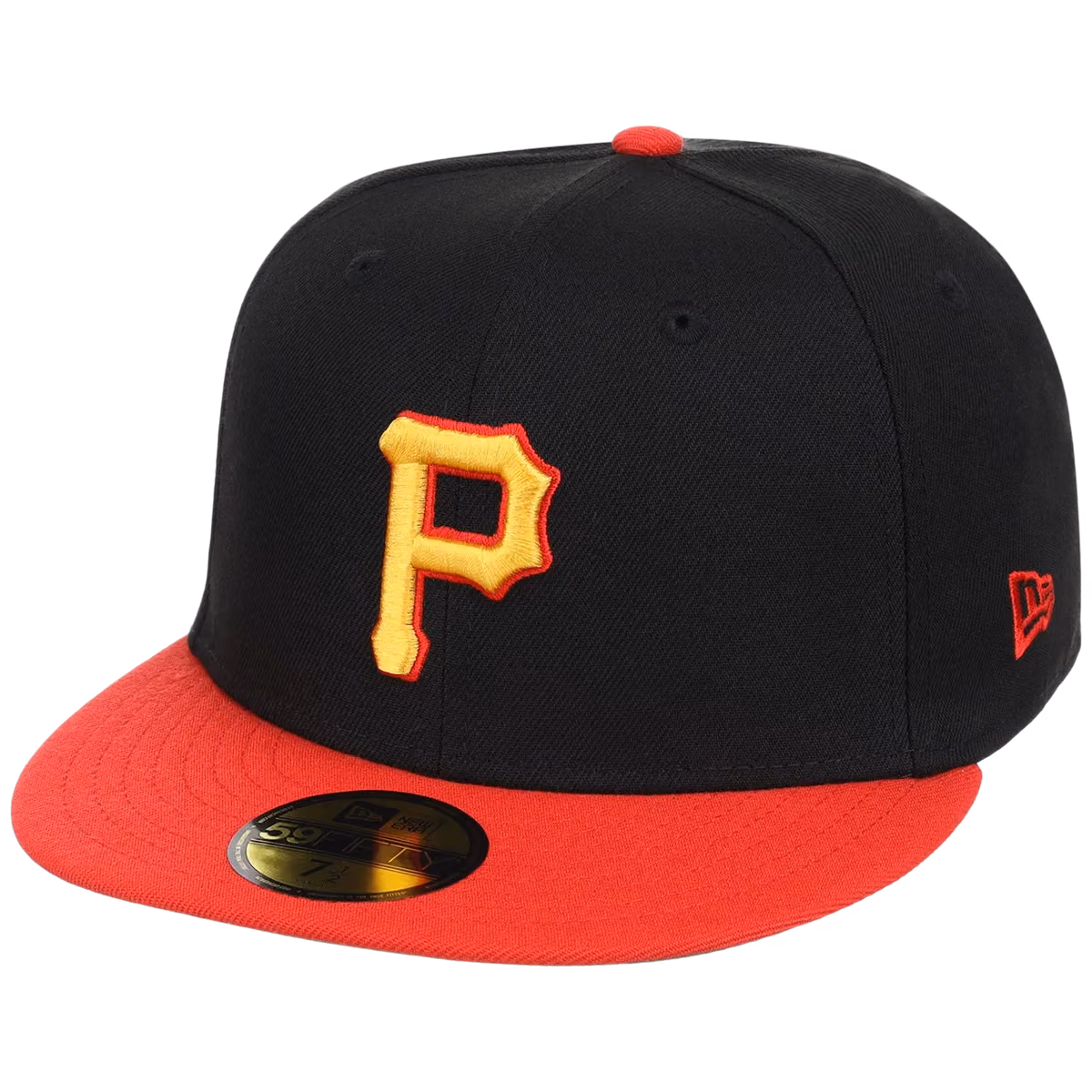 Pittsburgh Pirates MLB Cooperstown Authentic Collection New Era 59FIFTY (Black/Red) detail view