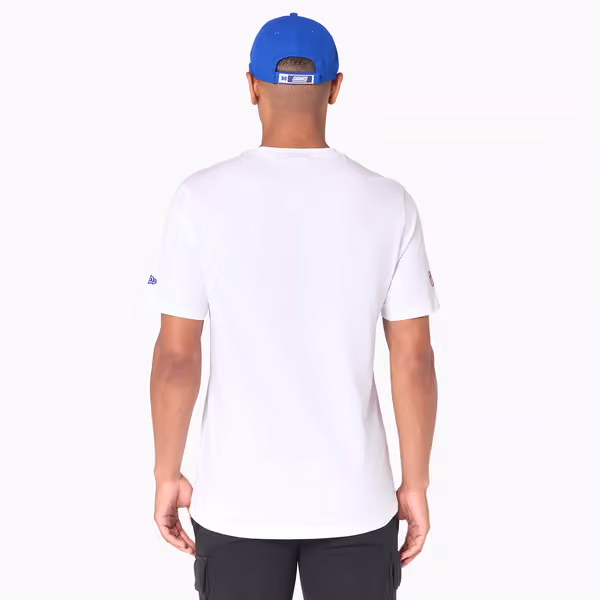 New York Giants Team Logo Football NFL T-Shirt White view 2