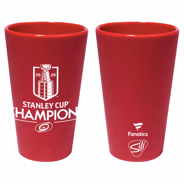 Carolina Hurricanes 2026 Stanley Cup Champions Silicone Pint Glass view 1