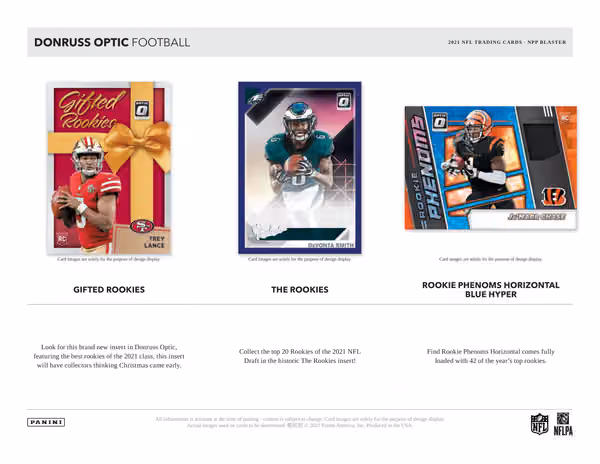 2021 Panini Donruss Optic NFL Football BLASTER Box view 4