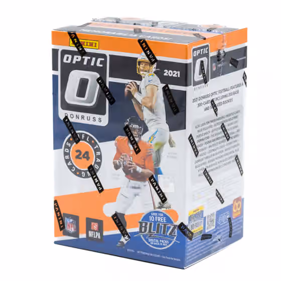 2021 Panini Donruss Optic NFL Football BLASTER Box view 1
