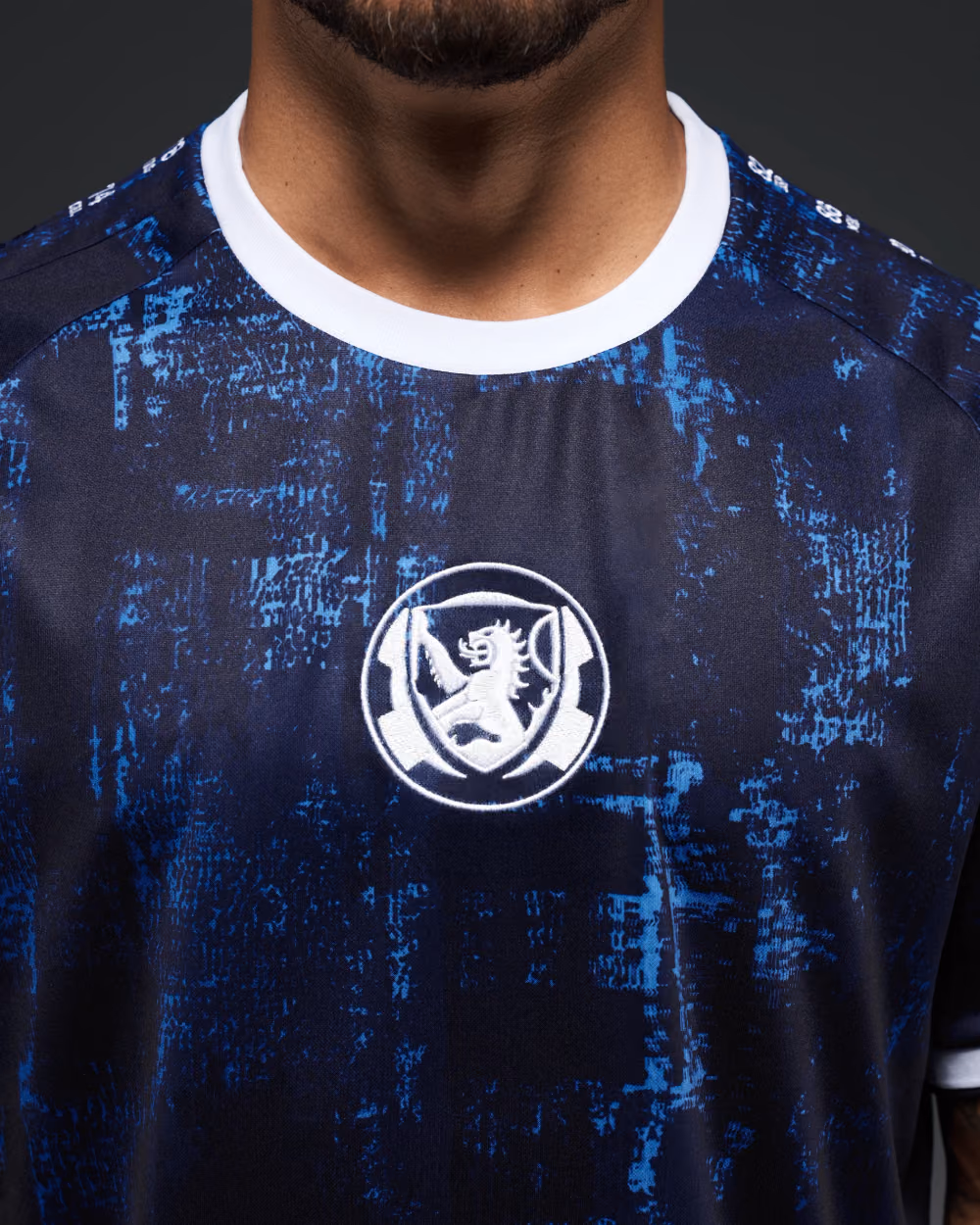 Jersevo Custom Personalized Scotland Heritage Jersey (2026WC Edition) crest detail