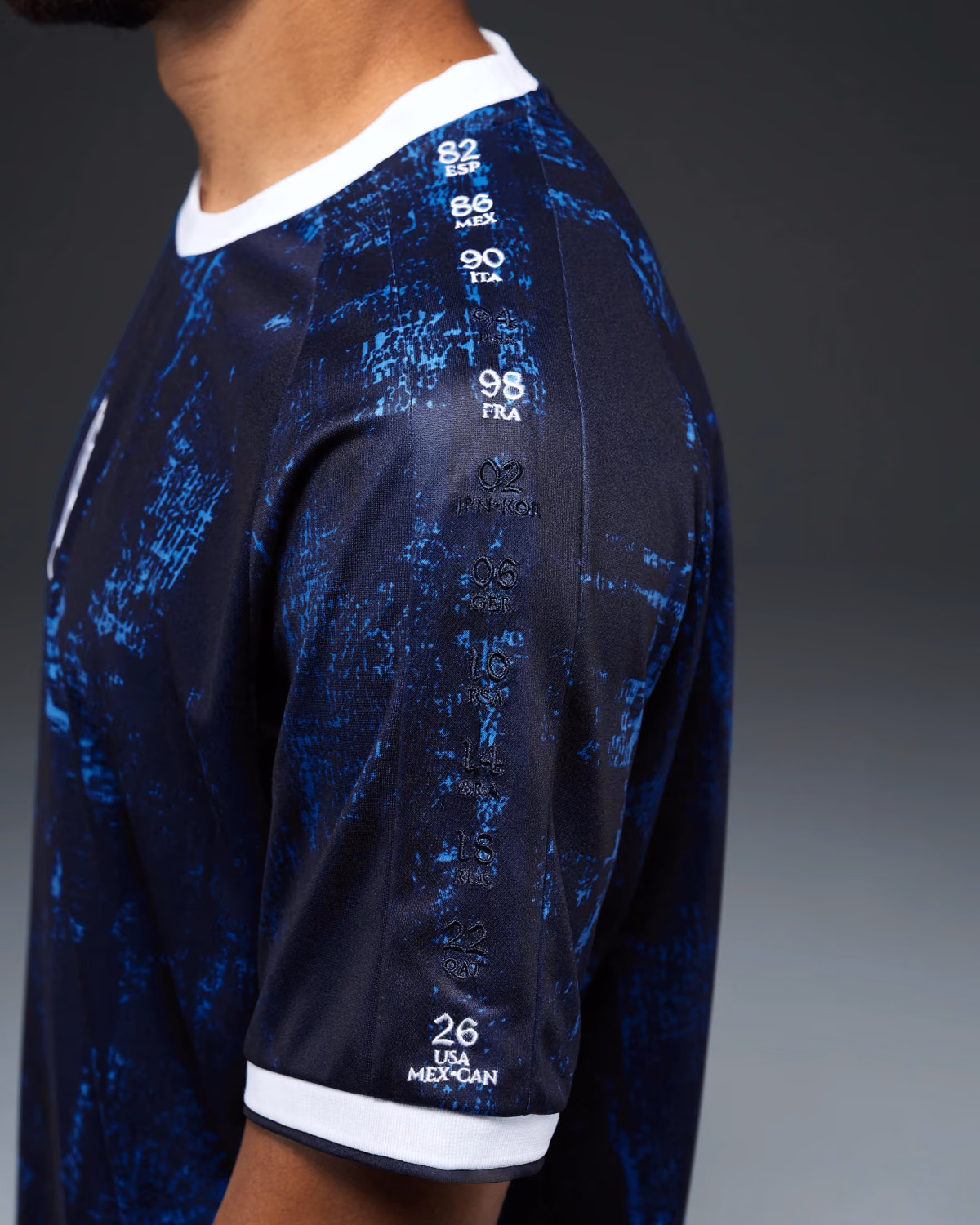 Jersevo Custom Personalized Scotland Heritage Jersey (2026WC Edition) left sleeve detail