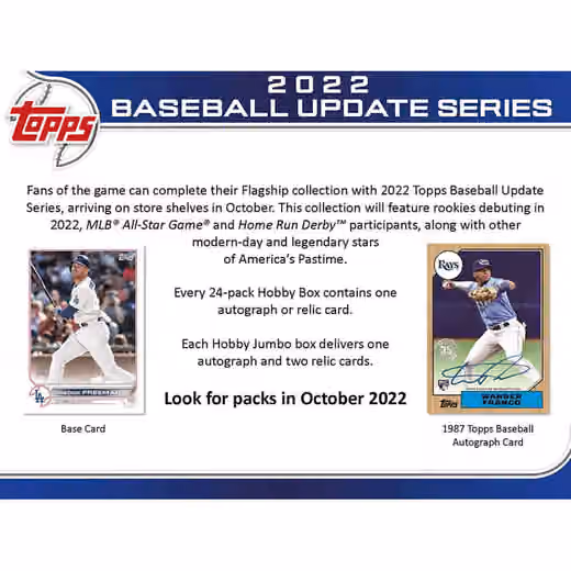 2022 Topps Update Series Baseball MLB Hobby Box view 5