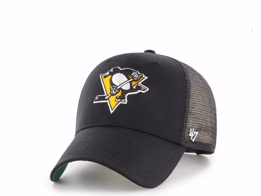 47brand Pittsburgh Penguins Classic Trucker Snapback Hat front