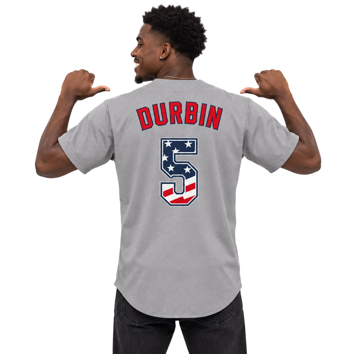 Boston Red Sox Baseball Jersey Caleb Durbin Bold Fan Style