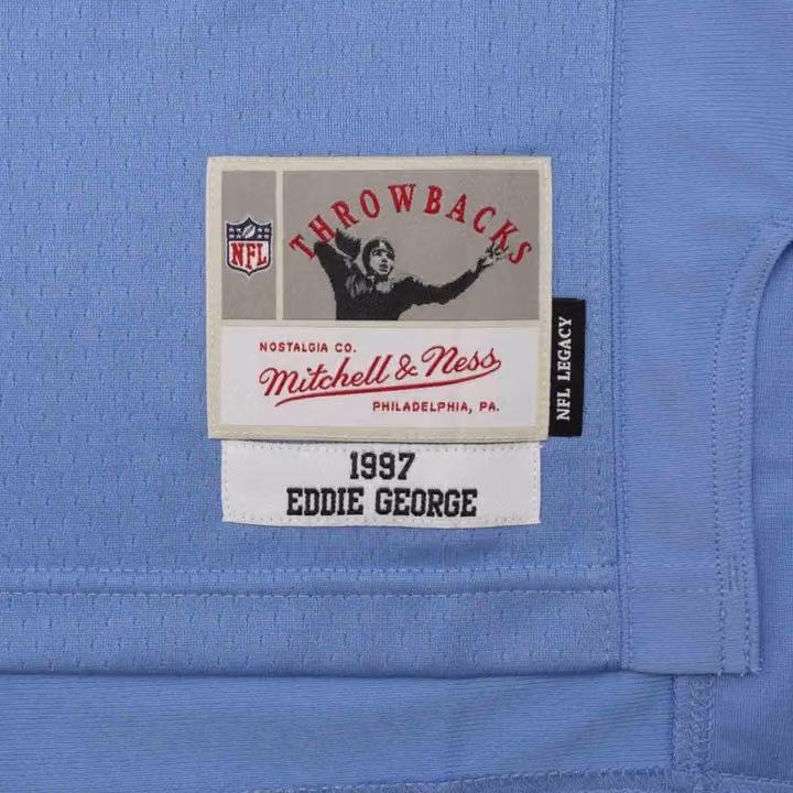 Eddie George #27 Tennessee Oilers Legacy Throwback NFL Jersey view 4