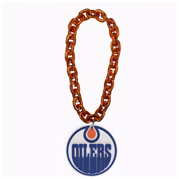 Edmonton Oilers Big Logo NHL Fan Chain view 1