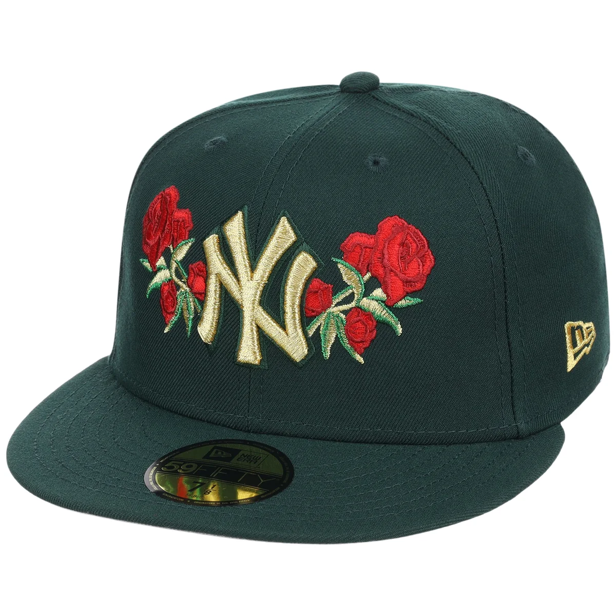 New York Yankees Rose New Era 59FIFTY detail view