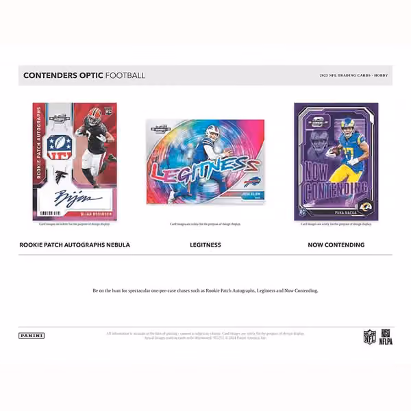 2023 Panini Contenders Optic Football NFL Hobby Box view 4
