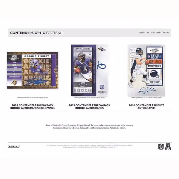 2023 Panini Contenders Optic Football NFL Hobby Box view 3