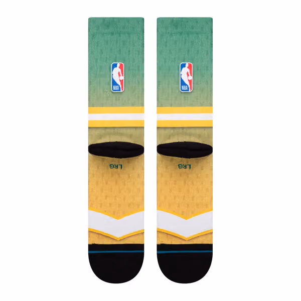Seattle Supersonics Hardwood Classics NBA Crew Socks view 3
