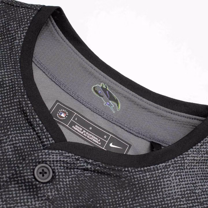Tampa Bay Rays Limited City Connect MLB Jersey Dark Gray view 5