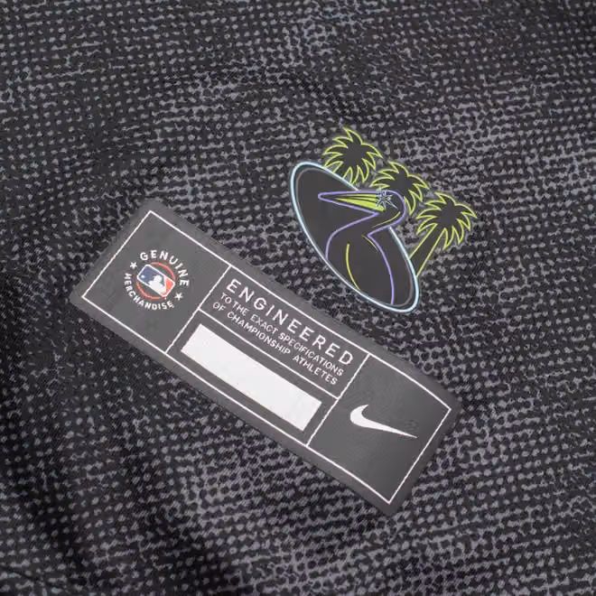 Tampa Bay Rays Limited City Connect MLB Jersey Dark Gray view 4