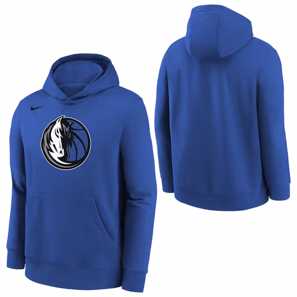 Dallas Mavericks Nike Fleece Essential NBA Hoodie Blue (YOUTH) view 1