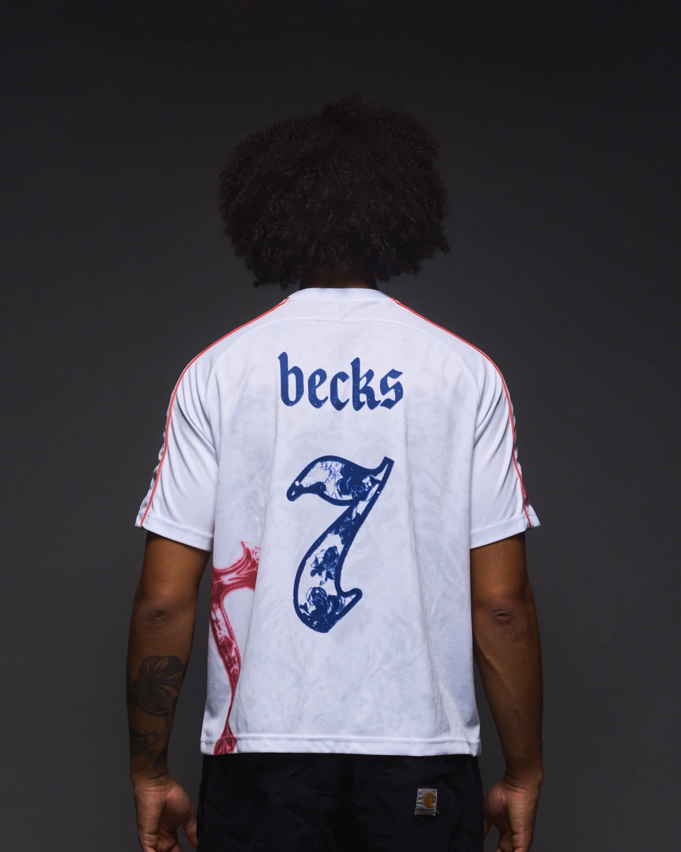 Jersevo Custom Personalized Becks Retro Jersey back view