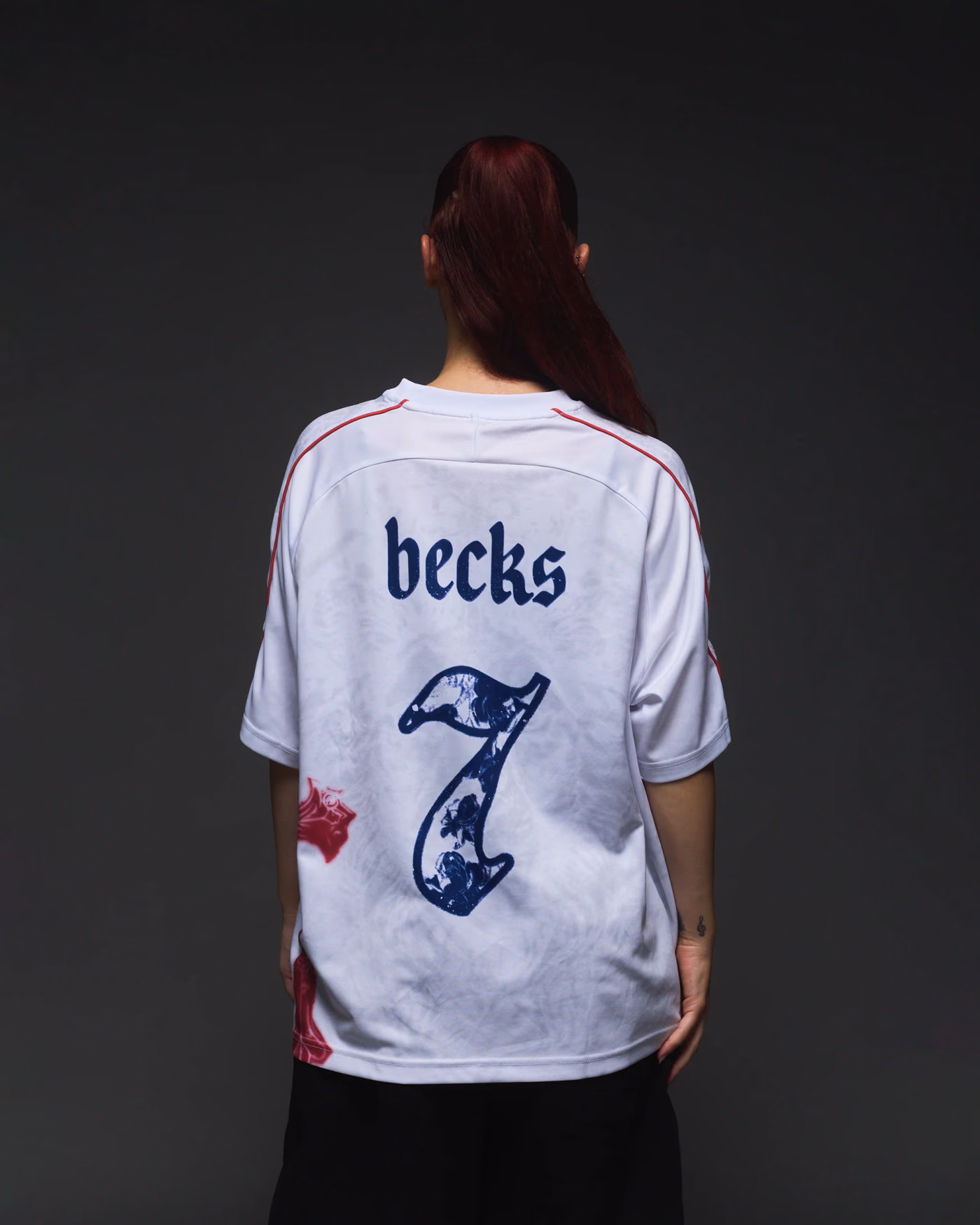 Jersevo Custom Personalized Becks Retro Jersey back view