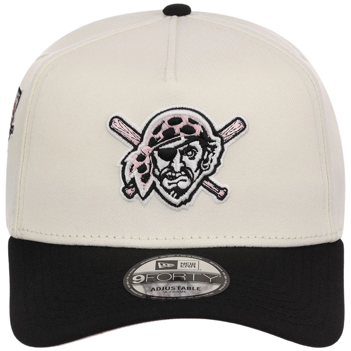Pittsburgh Pirates MLB Chrome Blinky New Era 9FORTY A-Frame detail view
