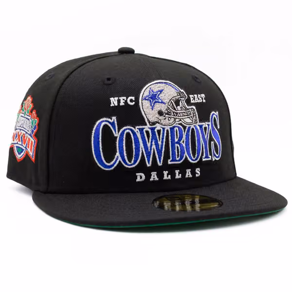 Dallas Cowboys Super Bowl XXVII 59FIFTY Fitted NFL Cap Black product photo