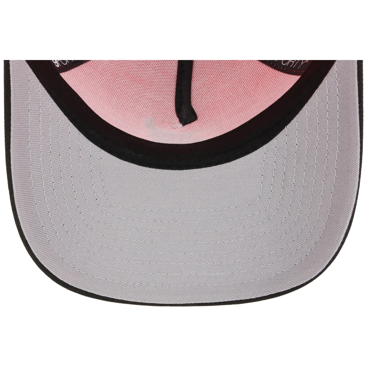 Florida Marlins MLB Flipmode 2.0 New Era 9FORTY A-Frame (Pink/Black/Gray) back view
