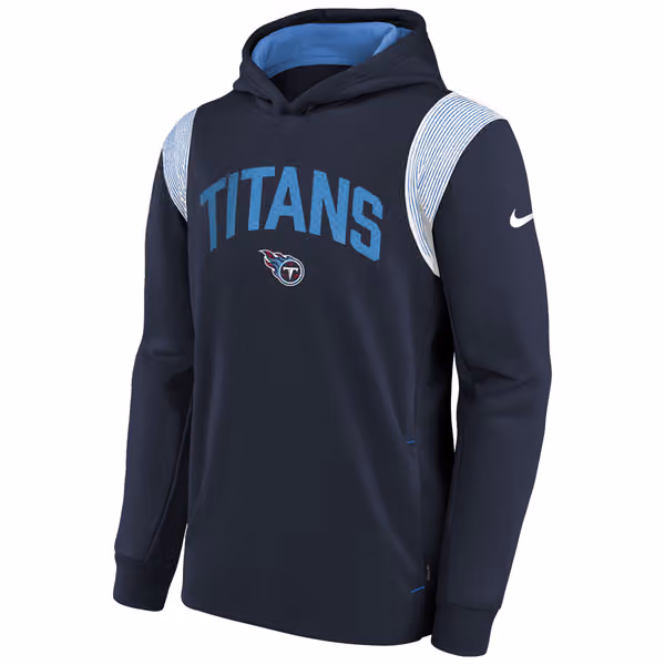 Tennessee Titans 2022 NFL On-Field Sideline Therma Hoodie (YOUTH) view 2
