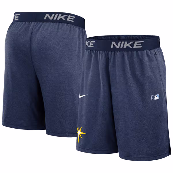 Tampa Bay Rays 2025 MLB Authentic Collection Nike Shorts Navy view 1