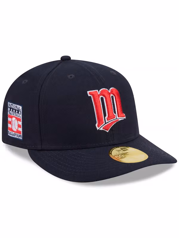 Minnesota Twins 2026 MLB Hall of Fame Low Profile 59FIFTY Fitted Cap Navy product photo