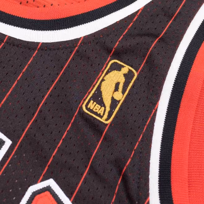 Michael Jordan #23 Chicago Bulls 1996-97 Authentic NBA Jersey Pinstripe (YOUTH) view 6