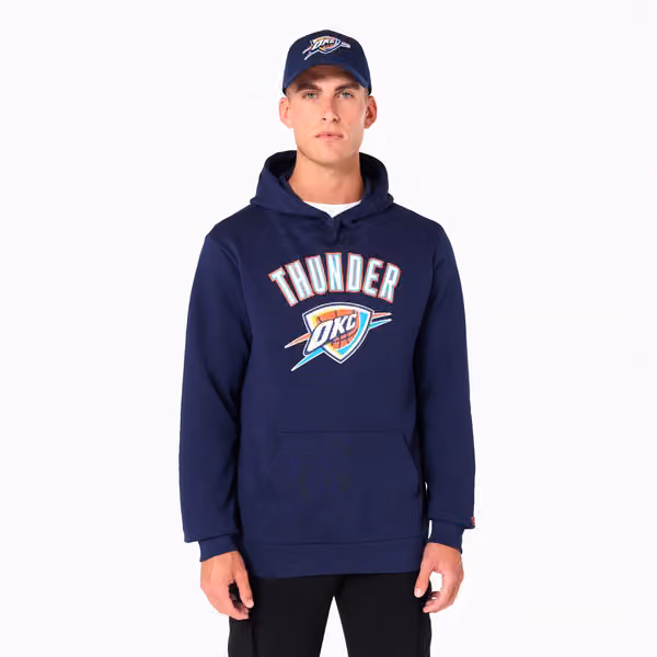 Oklahoma City Thunder Team Logo Hoodie NBA Sweatshirt view 1