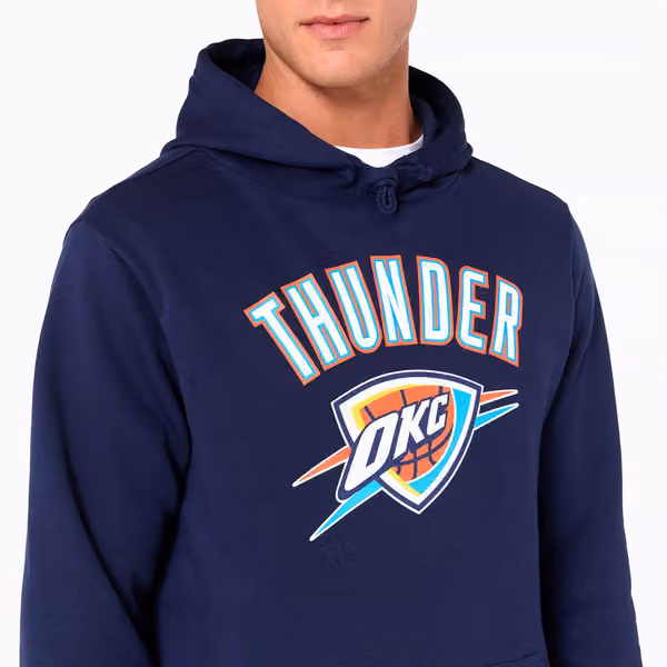 Oklahoma City Thunder Team Logo Hoodie NBA Sweatshirt view 3