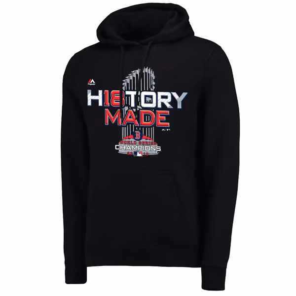 Boston Red Sox 2018 World Series Champs Locker Room MLB Hoodie view 1