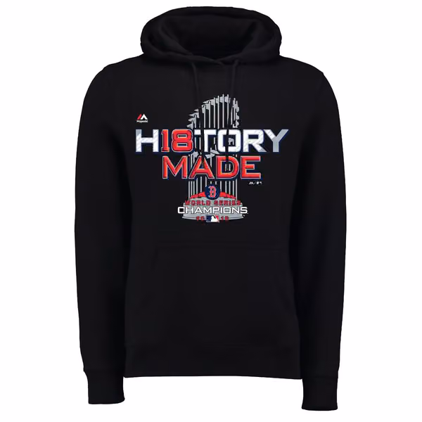 Boston Red Sox 2018 World Series Champs Locker Room MLB Hoodie view 3