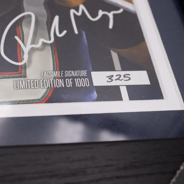 Drake Maye New England Patriots Artist Proof Silver Coin NFL Photo Frame view 3