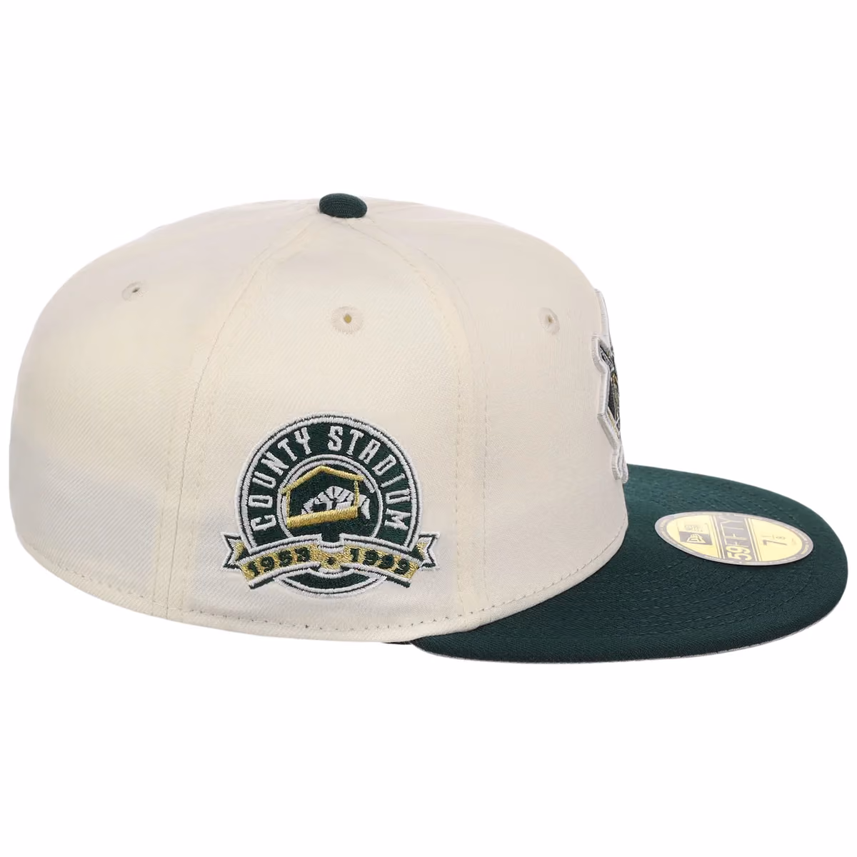 Milwaukee Brewers MLB Gilded Ivy New Era 59FIFTY detail view