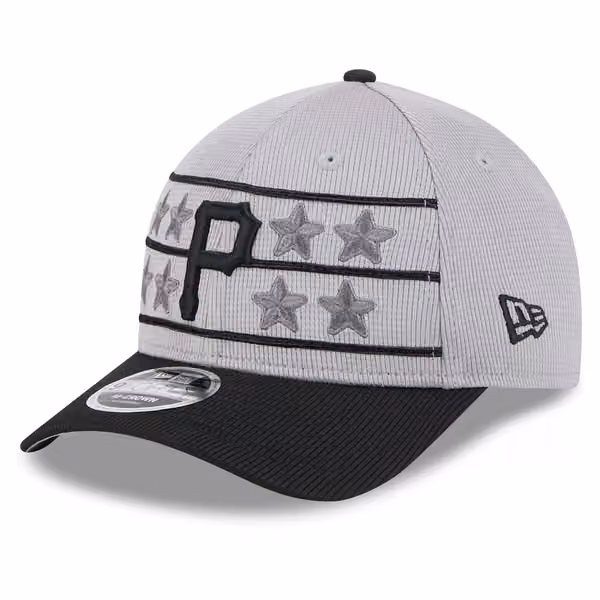 Pittsburgh Pirates Colorway 2025 MLB Batting Practice 9FORTY M-Crown Snapback Cap Gray product photo