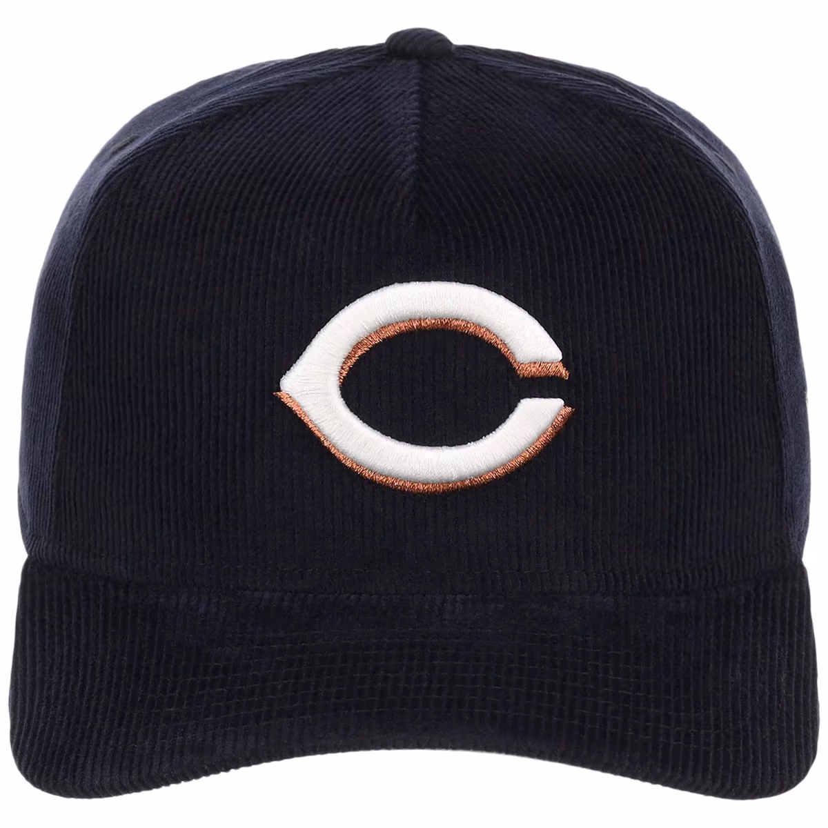 Cincinnati Reds MLB Navy Cord FASHION CORE New Era 9FORTY A-Frame detail view