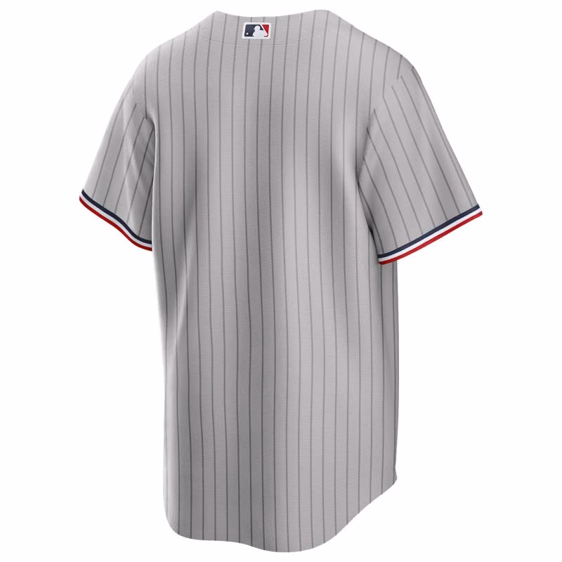 Minnesota Twins Nike MLB Road Jersey Gray view 2