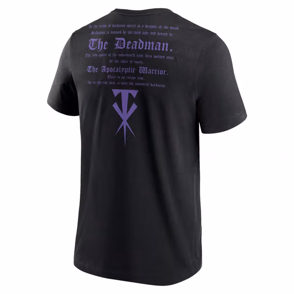 The Undertaker WWE Superstar T-Shirt Black view 3