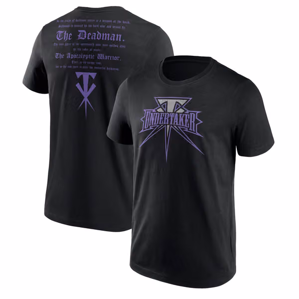 The Undertaker WWE Superstar T-Shirt Black view 1