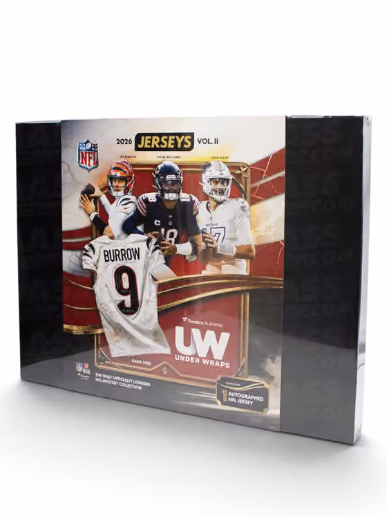 2026 Fanatics Under Wraps NFL Autographed Football Jersey Box Vol. 2 view 1