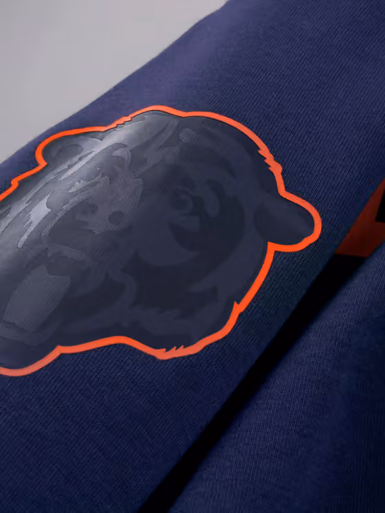 Chicago Bears 2026 NFL Rivalries Dri-FIT Pullover Hoodie Navy view 5
