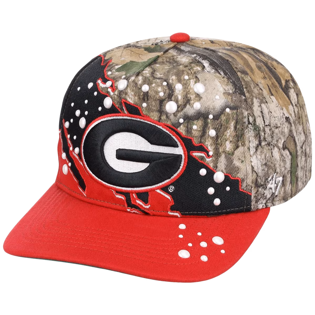 Georgia Bulldogs UGA x Quavo Georgia Pack Collection - '47 Splash Camo Pearl Hitch (Camo/Red) detail view